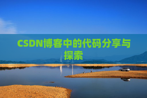 CSDN博客中的代码分享与探索